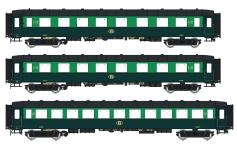L.S. Models LS42107 - H0 - 3-tlg. Set Personenwagen I2, SNCB, Ep. III - Set 3